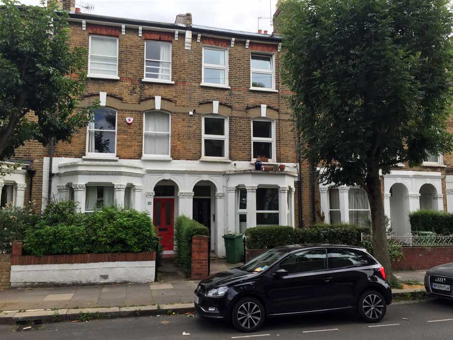 0527 house facade in NW5 London
