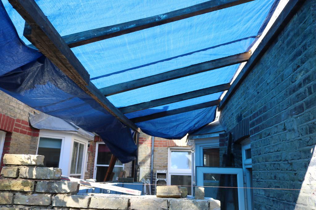 0527 rear and side extension construction in kentish town